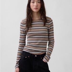 Gap Modern Ribbed Long Sleeve